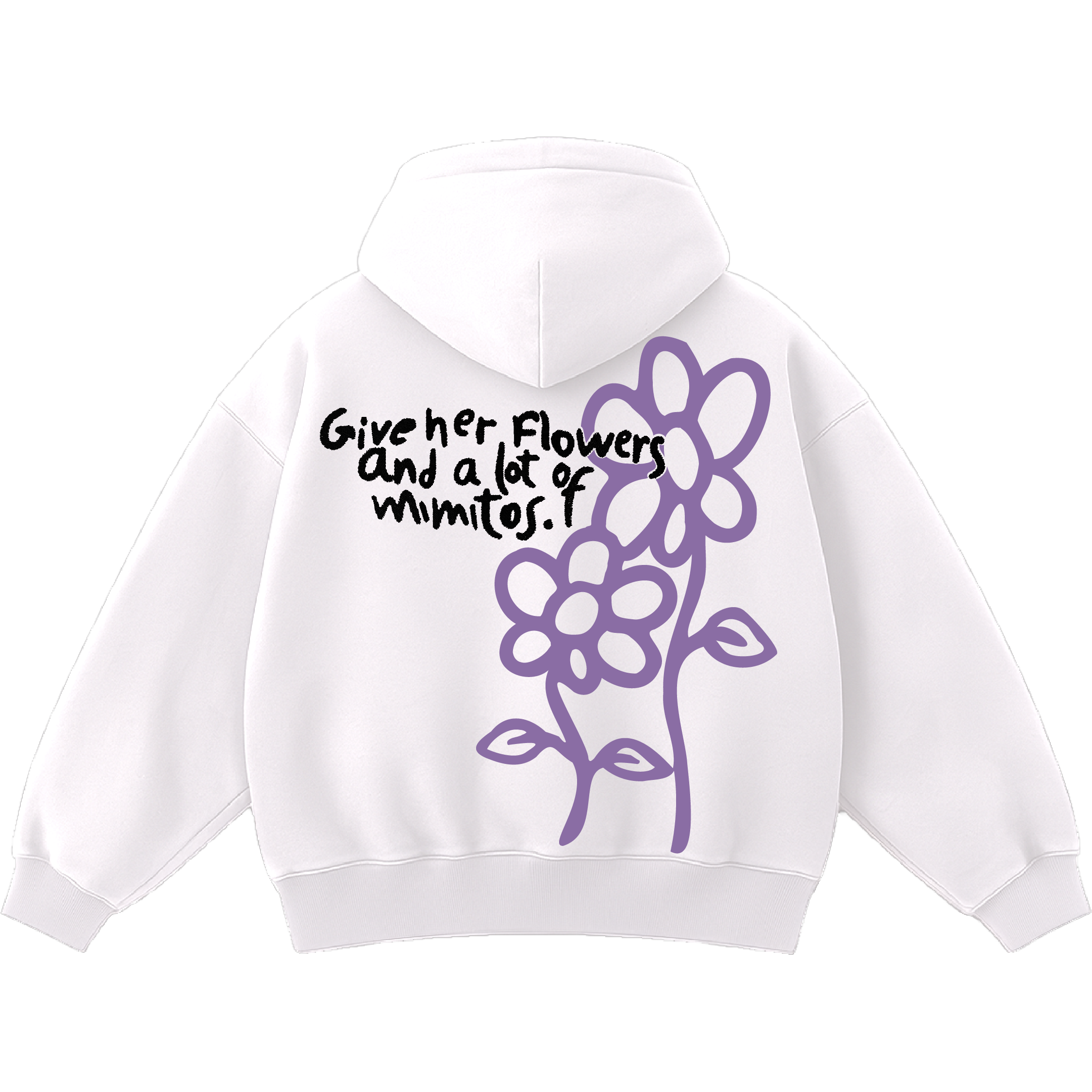 Mimitos hoodie blanca