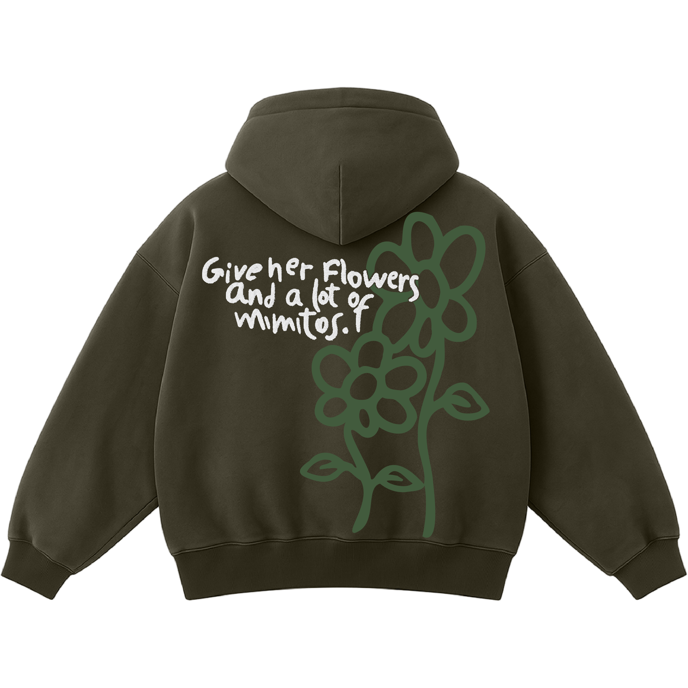 Mimitos hoodie oliva